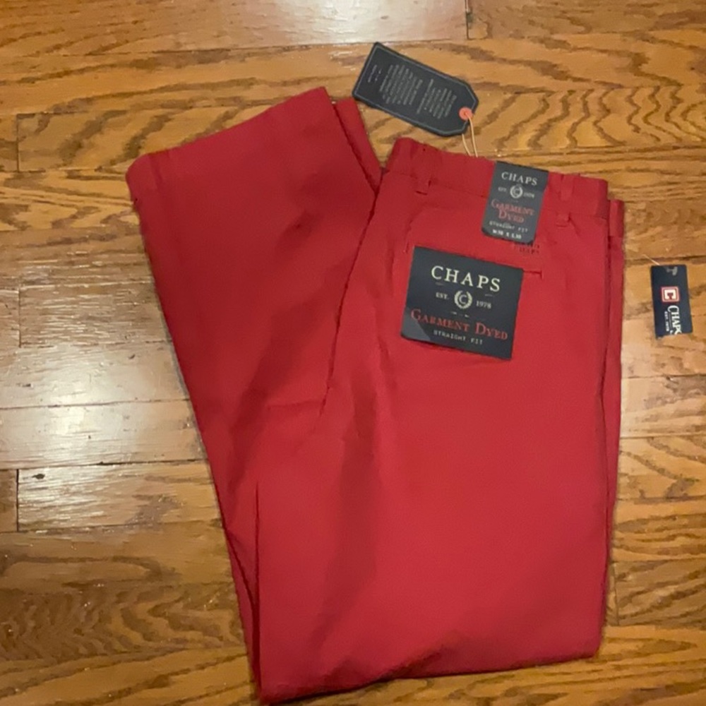 NWT Chaps Red Pants